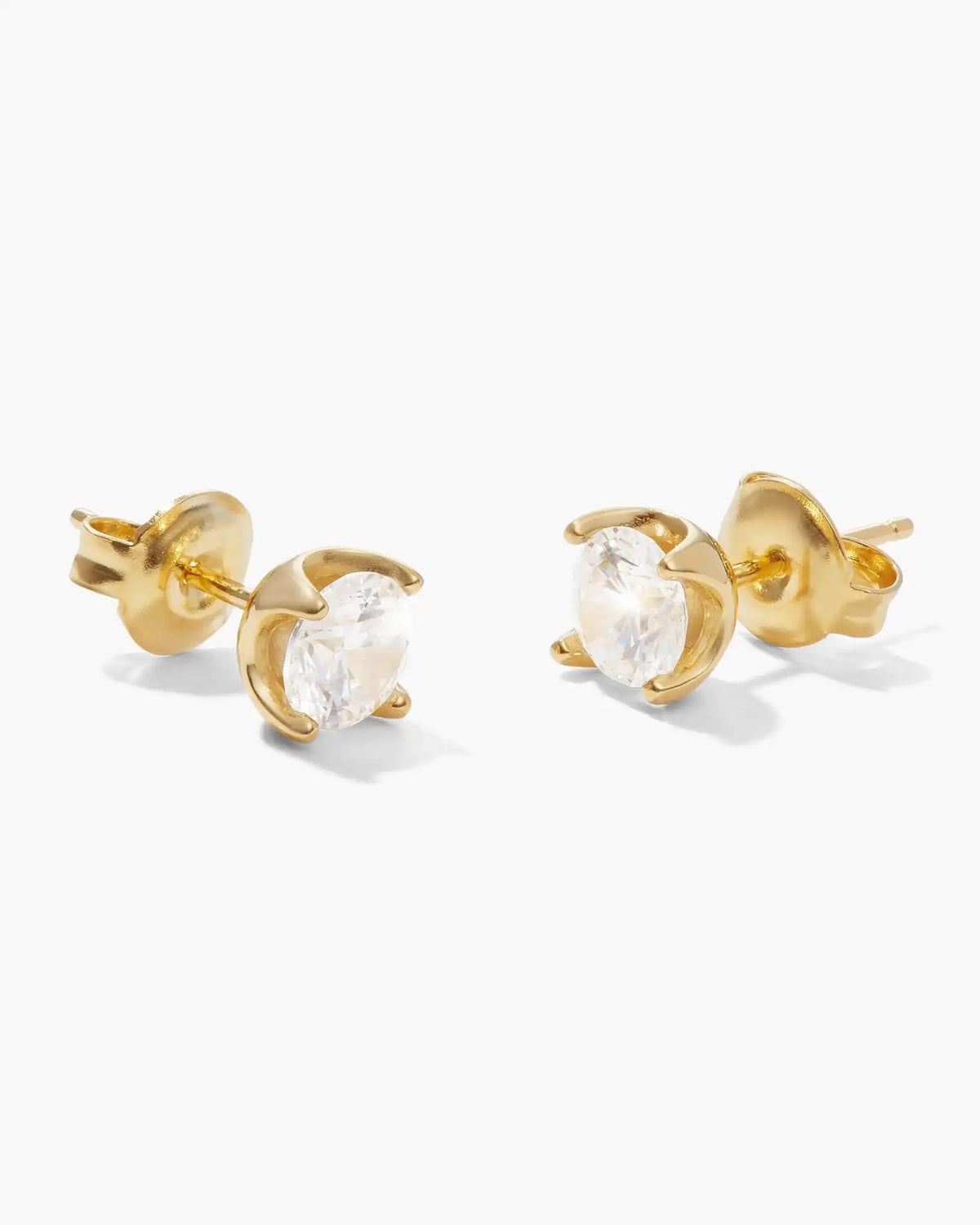 Classic Round Stud Earrings 5mm