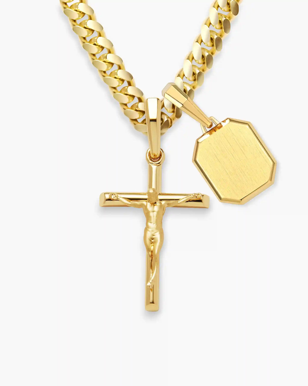 Crucifix Pendant Stack