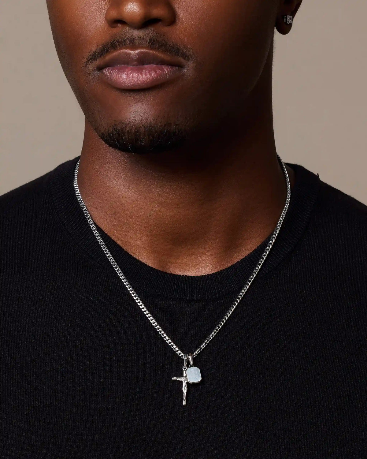 Crucifix Pendant Stack