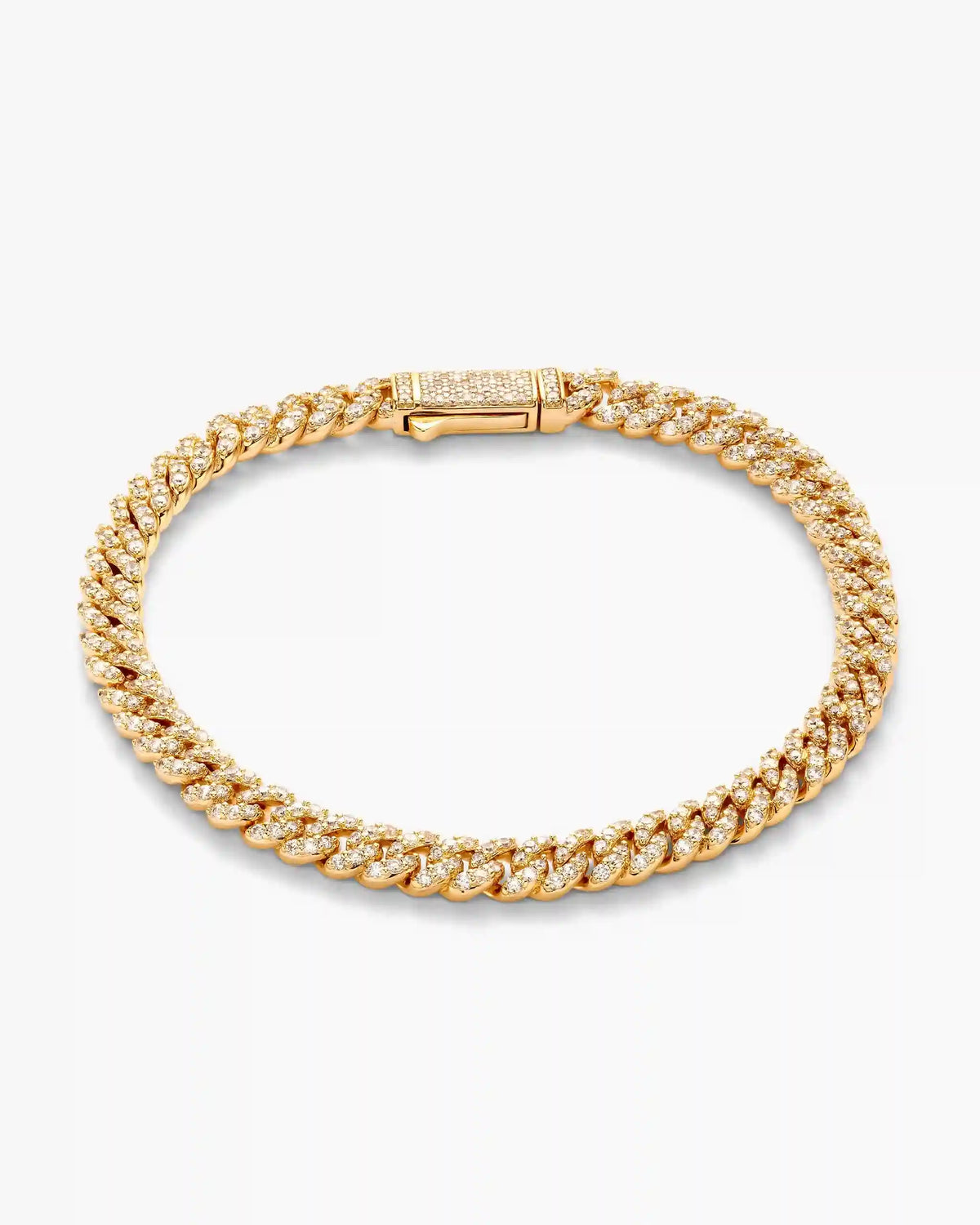 Iced Out Cuban Link Bracelet 5mm