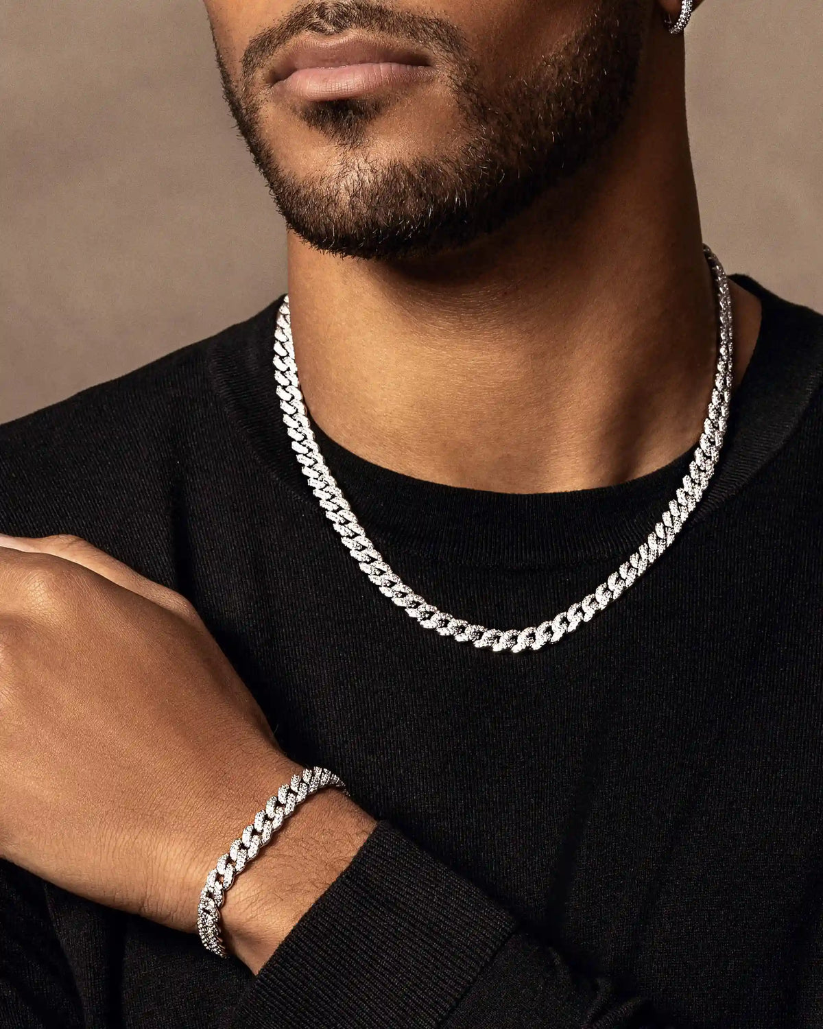 Iced Out Cuban Set 8mm