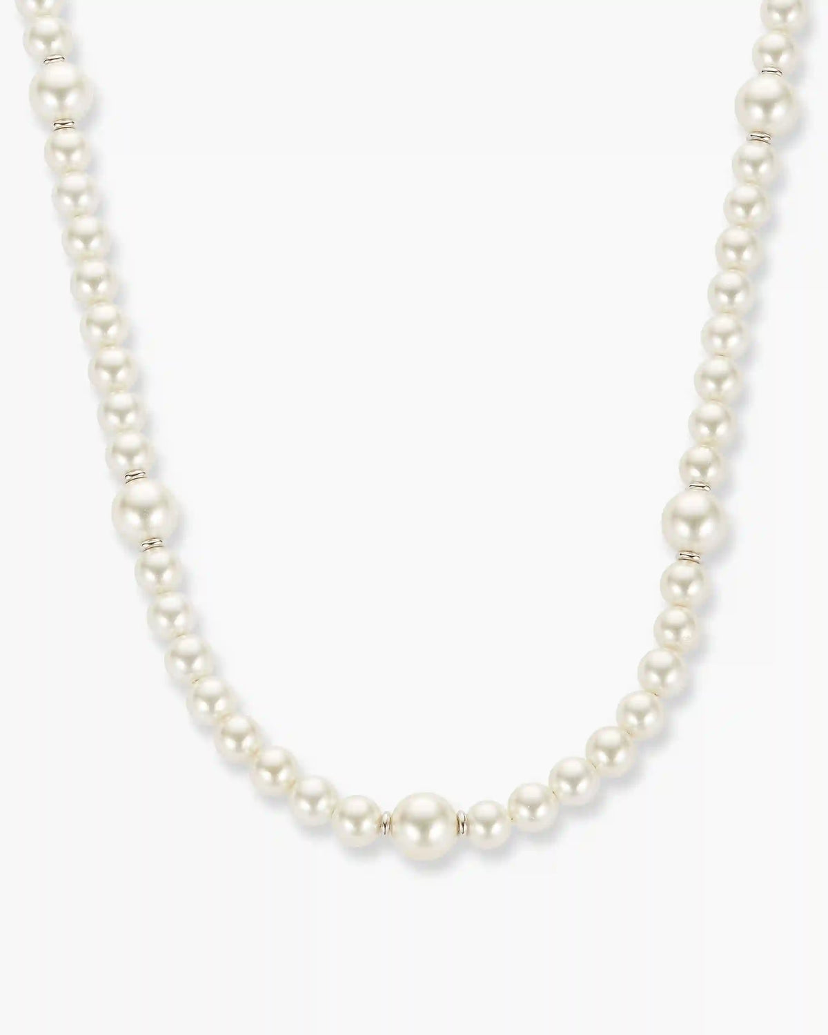 Youth Offset Pearl Necklace