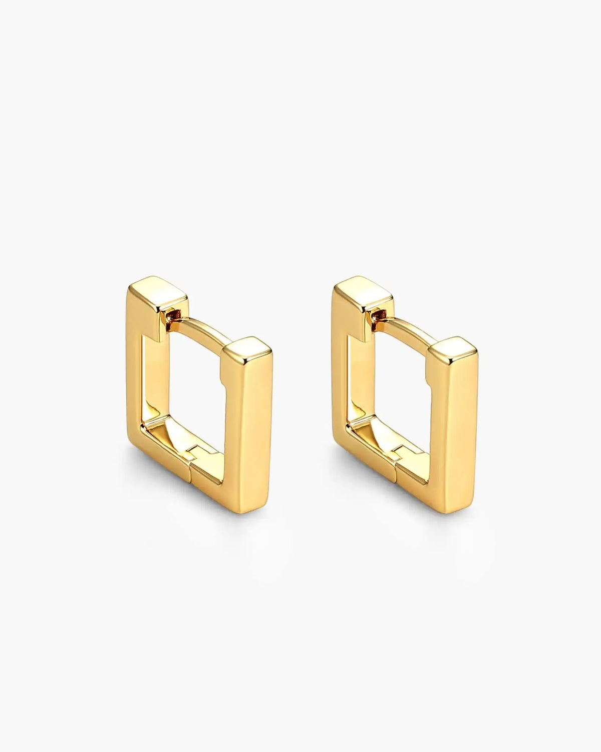 Square Huggie Earrings